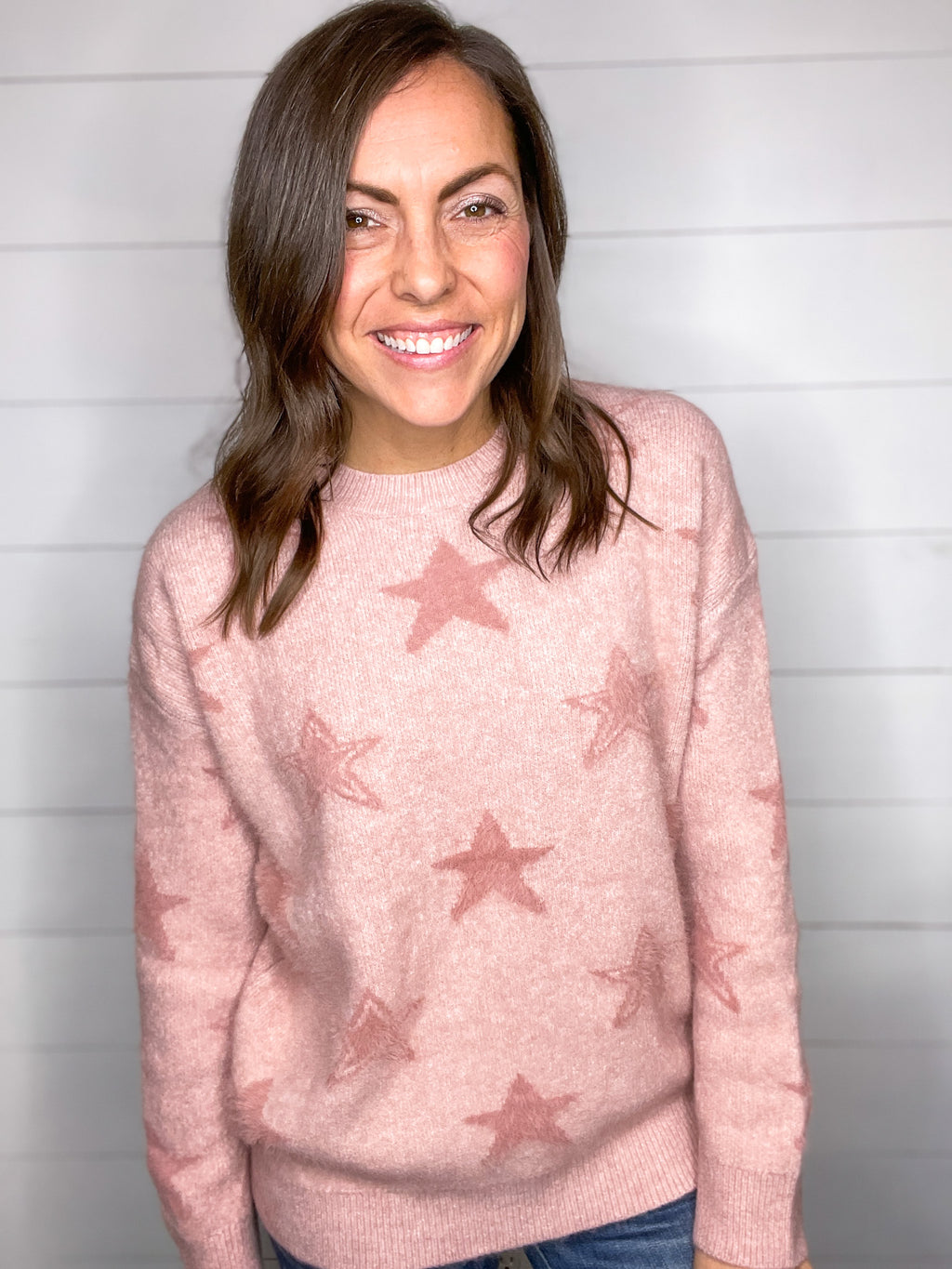 Outlined Star Sweater