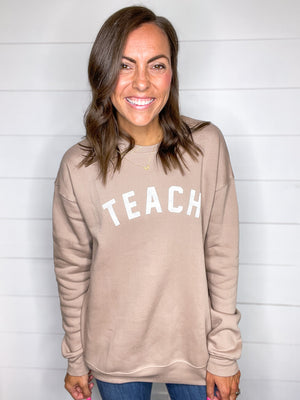 TEACH. (Taupe)