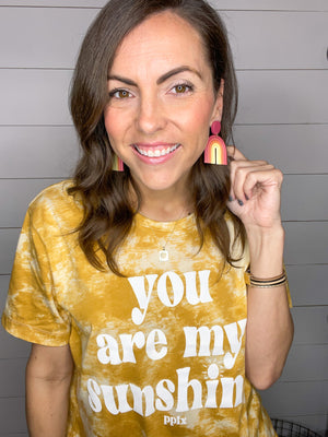 Clay Rainbow Earrings